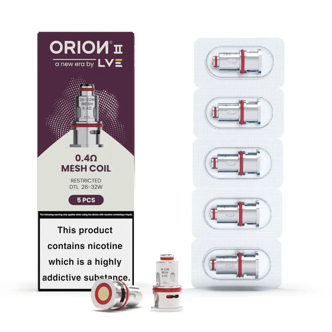 Résistances Mesh Orion II 0.4Ω (5pcs) - LVE - PrixVape