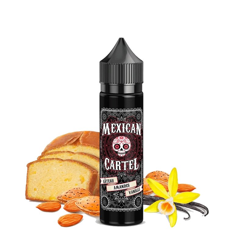 Gâteau Amandes Vanille 50ml - Mexican Cartel - PrixVape