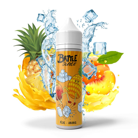 Pêche Ananas 50ml - Battle Juice - PrixVape