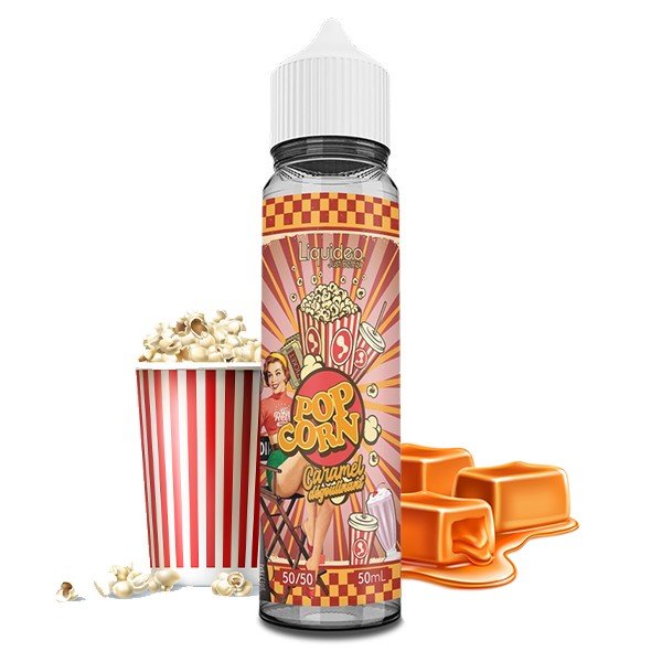 Pop Corn Caramel 50ml - Tentation - Liquideo - PrixVape