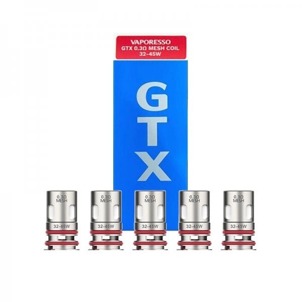 Résistances GTX V2 0.3/0.4/0.2/0.8/0.6(5pcs) - Vaporesso - PrixVape