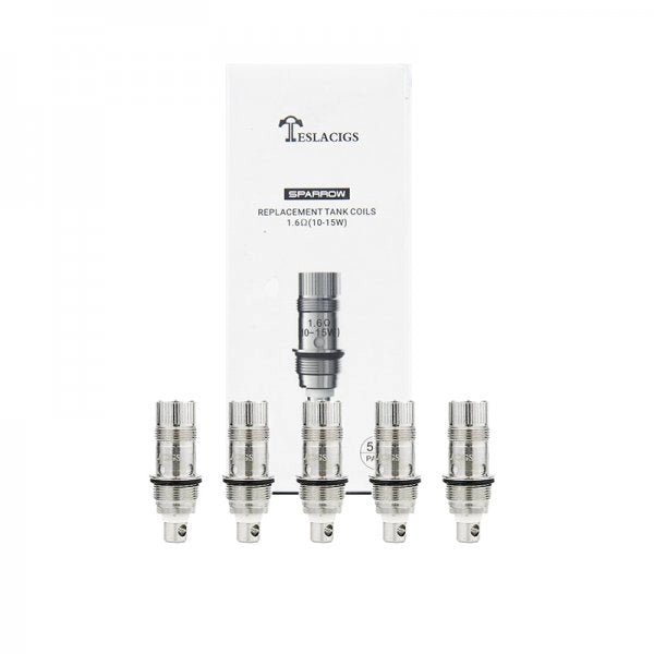 Résistances Sparrow 1.6Ω (5pcs) - Teslacigs - PrixVape