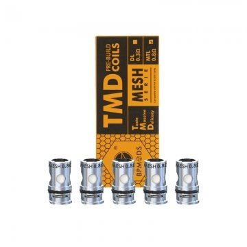 Résistances TMD Mesh 0.8Ω MTL & RDL (5pcs) - BP mods - PrixVape